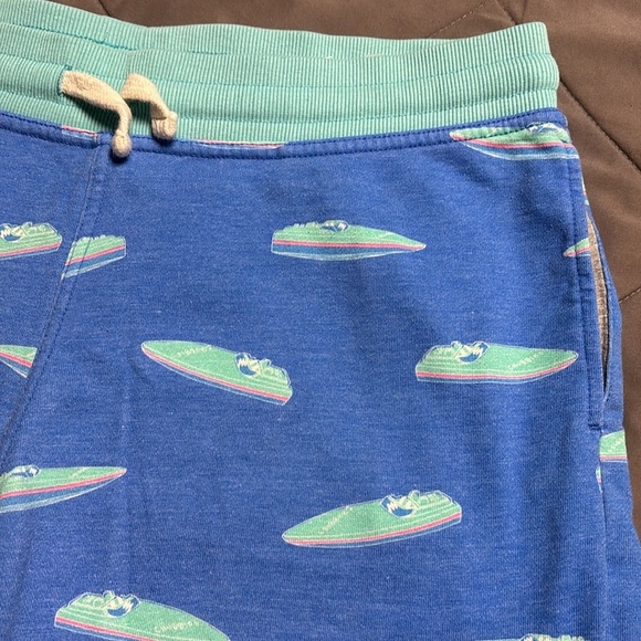 Chubbies Speedboat Blue Sweatpant Lounge Shorts Size Large - Picture 2 of 4